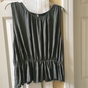Olive green banana republic top